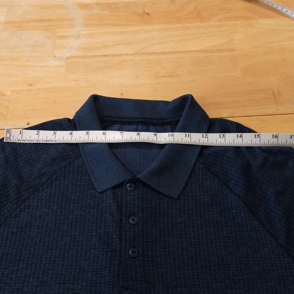 Lululemon Polo Shirt  Mens XLarge Navy-Blue Short Sleeve. - Picture 12 of 16